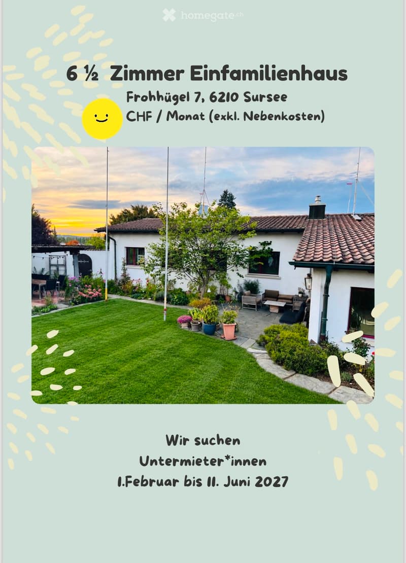 Einfamilienhaus mit grossem Garten (1)