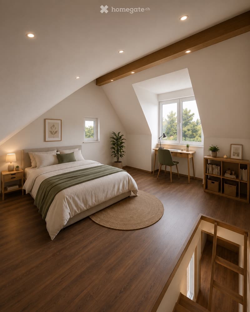 Charmante 3-Zimmer-Maisonettewohnung in Kirchberg (4)