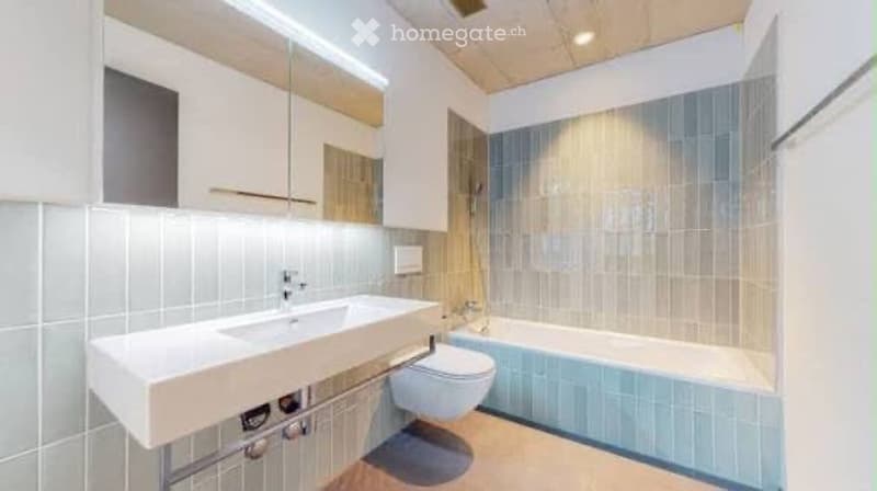 Moderne 3.5-Zimmer-Wohnung mit grossem Balkon zum Fluss (2)