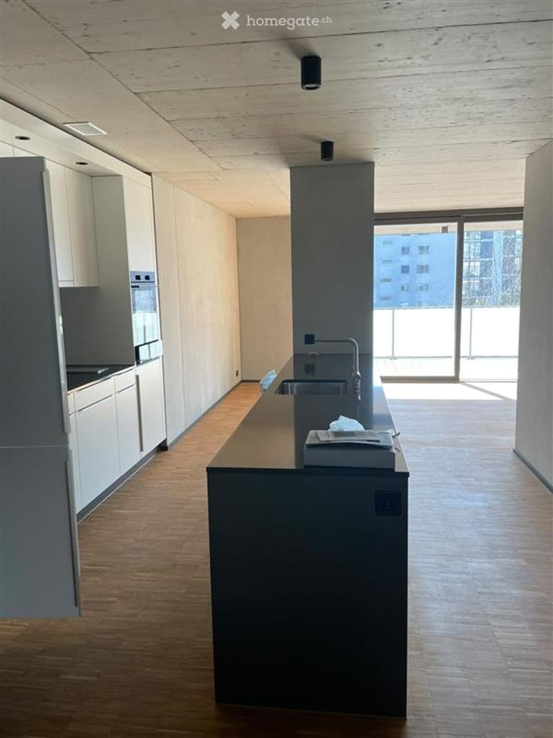 Moderne 3.5-Zimmer-Wohnung mit grossem Balkon zum Fluss (5)