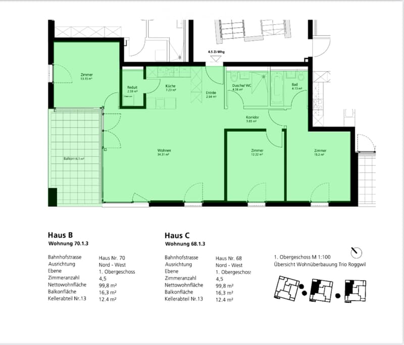 Moderne helle 4.5 Zimmer Wohnung (5)