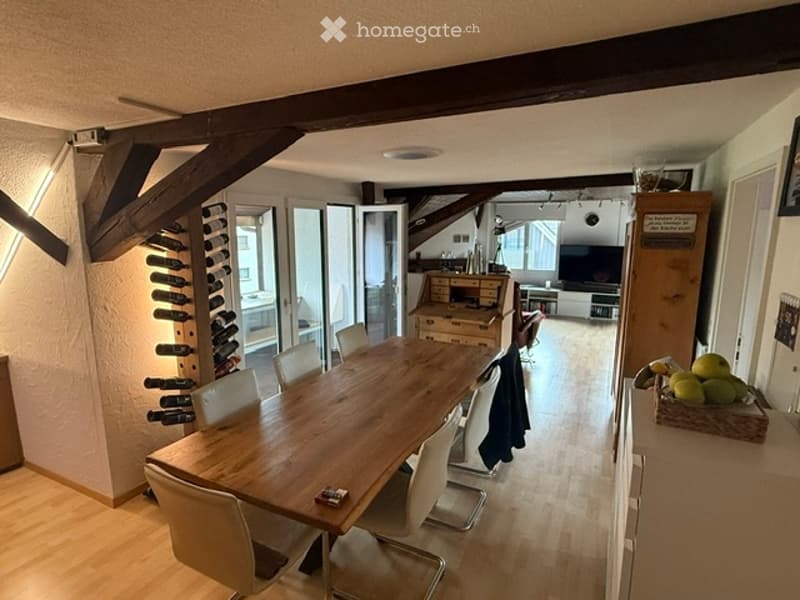gemütliche 3 1/2 Zimmerwohnung mit Cheminée (1)