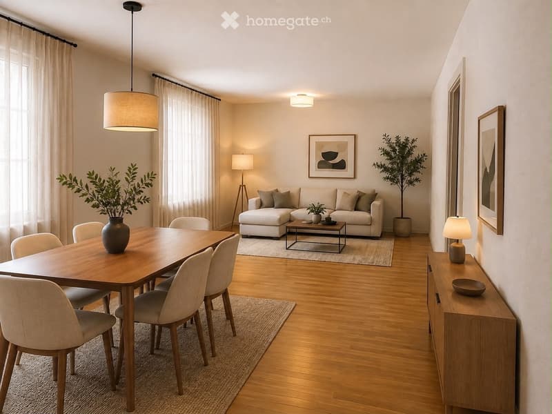 Grosszügige, 3.5-Zimmer-Wohnung in Hölstein (1)