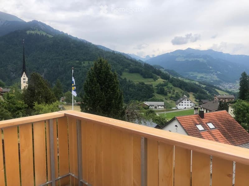 Wunderschöne, 4-Zi-Wohnung mit Traumaussicht in Seewis-Dorf (3)