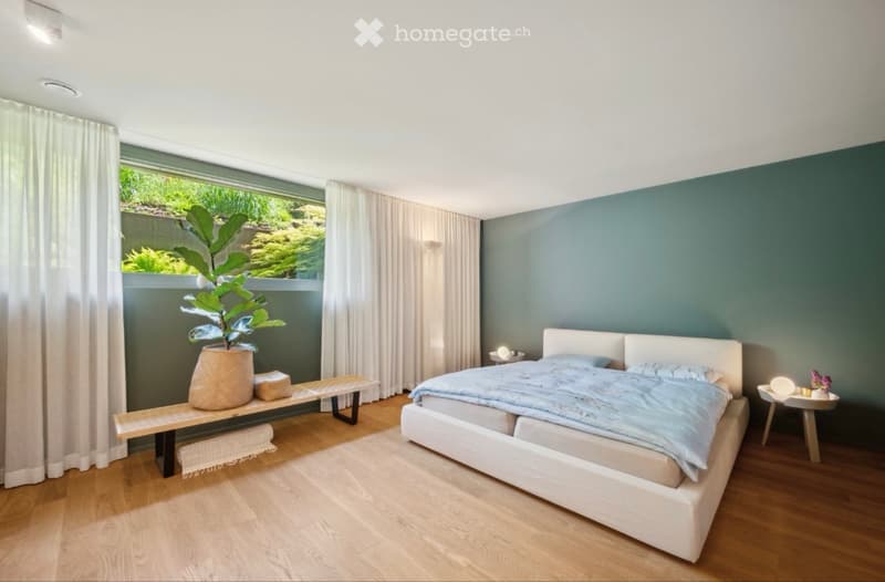 Hochwertige 3.5 Zi. Wohnung mit Garten,Terrasse,Garage,Klima (5)