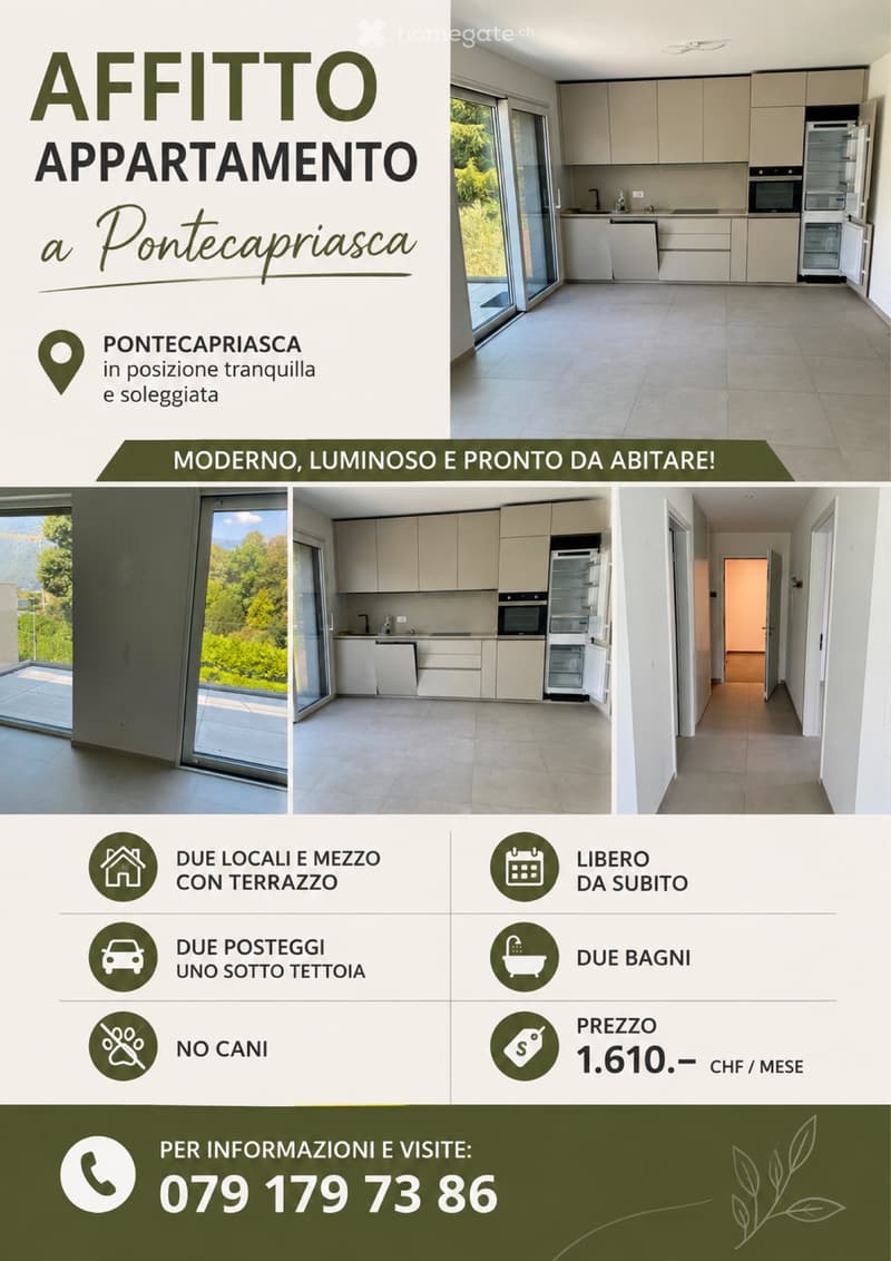 Bell'appartamento a Ponte Capriasca (1)
