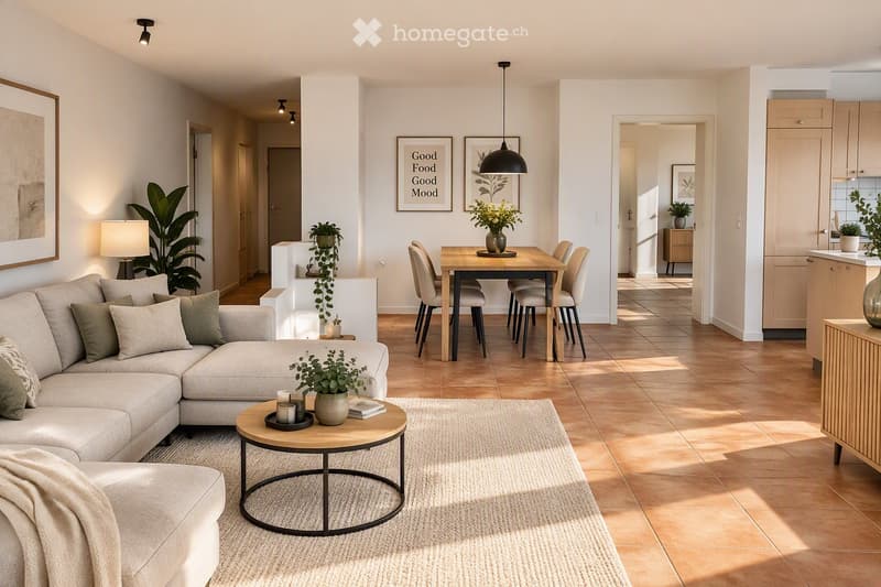 4.5 Zimmer-Wohnung mit grossem Umschwung (3)