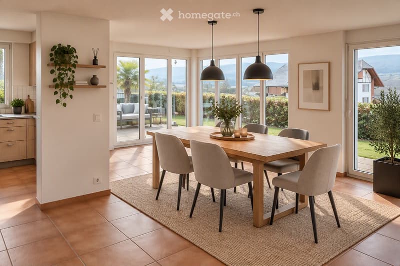 4.5 Zimmer-Wohnung mit grossem Umschwung (4)
