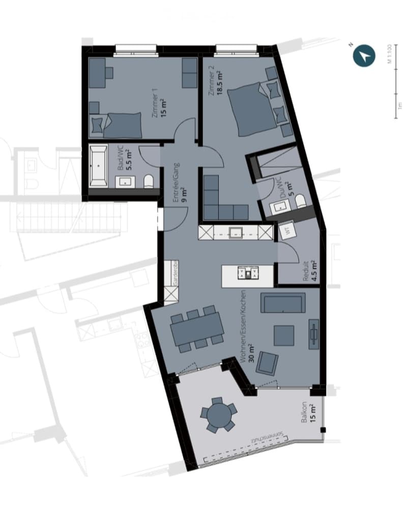 Neubau-Wohnung 3.5 Zimmer im Mattenpark Othmarsingen (5)
