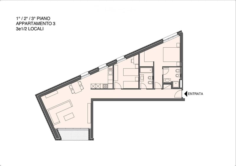 MASSAGNO - Appartamento 3.5 locali in affitto, 90 m² (8)