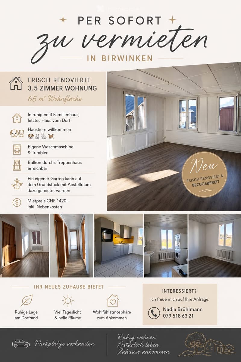 3.5 Zimmer Wohnung (1)
