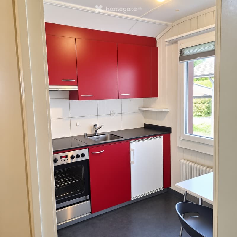 Charmantes 1-Zimmer-Studio in Heimberg + Parkplatz & Keller (3)