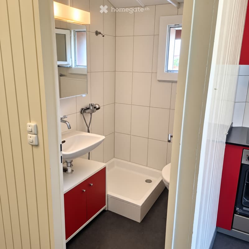 Charmantes 1-Zimmer-Studio in Heimberg + Parkplatz & Keller (2)