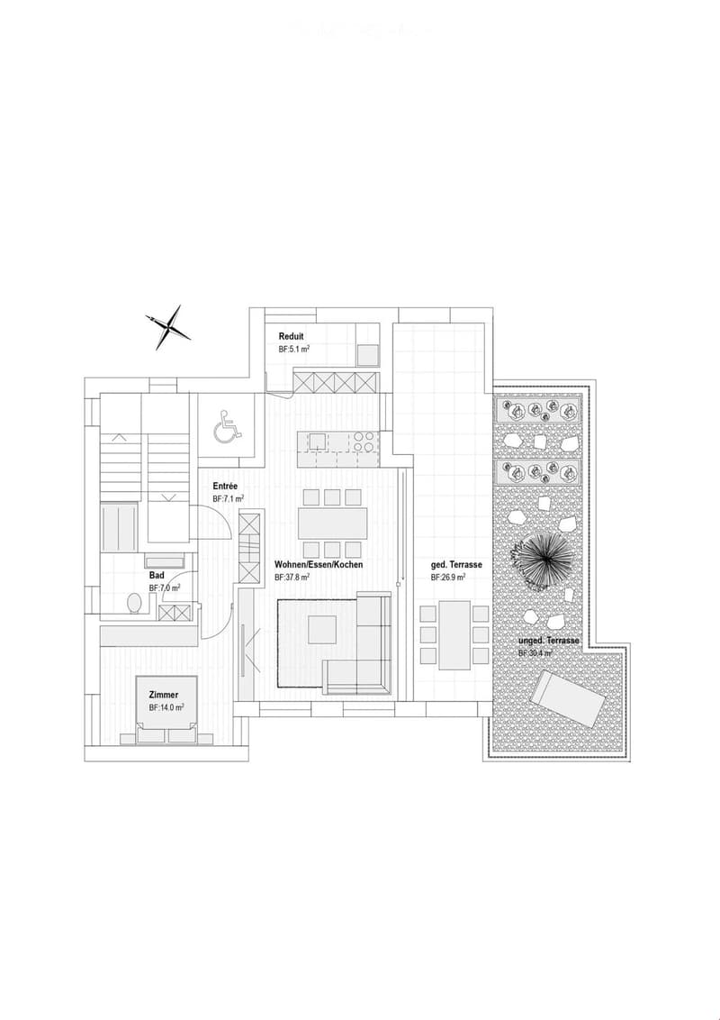 Exklusive 2.5 Zimmer Attika-Wohnung zu vermieten (5)