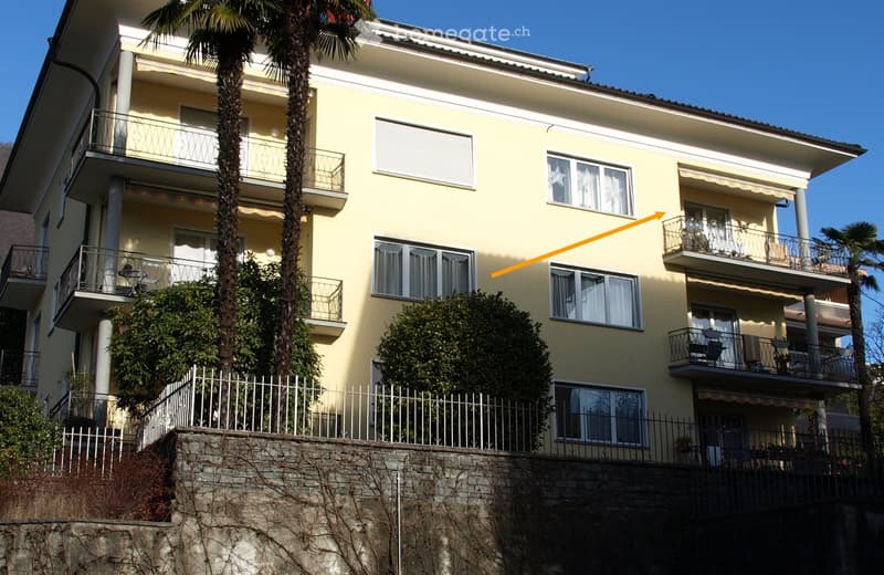 Affitto 2.5 locali al 2. piano zona tranquilla e vista lago (1)