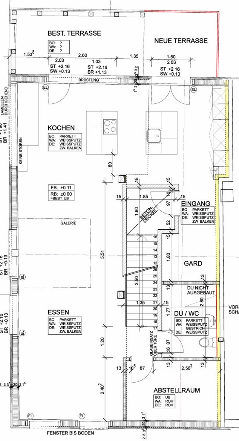 Befristet, möbliert: Grosse 5.5-Zimmer-Maisonettewohnung (13)