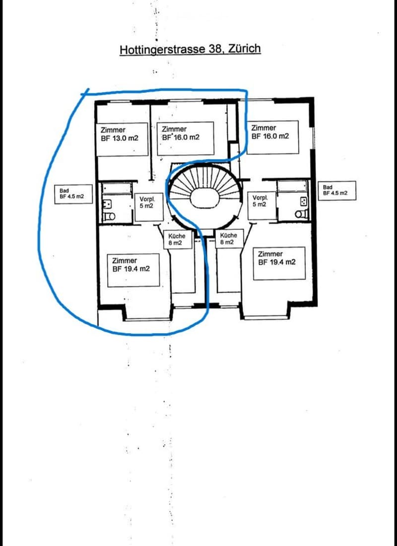 3.5-Room Apartment in Central Zurich Hottingerstrasse (3)