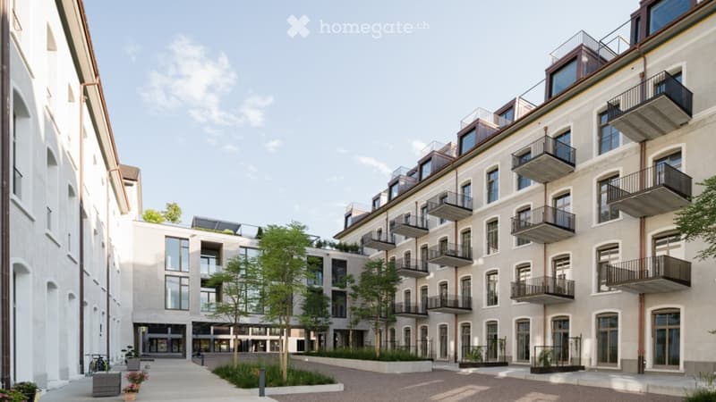 Möbliertes Industrieloft 112m2, 59m2 Terrasse, Mels (12 Mt.) (10)