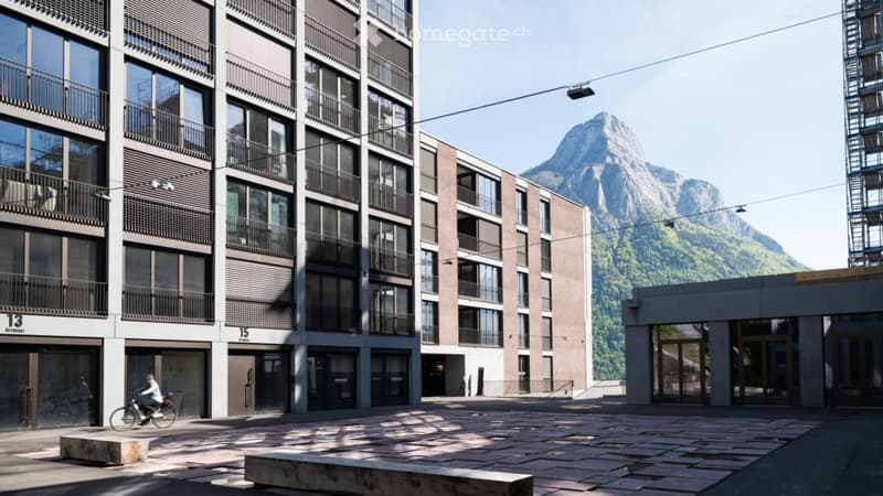 Möbliertes Industrieloft 112m2, 59m2 Terrasse, Mels (12 Mt.) (12)