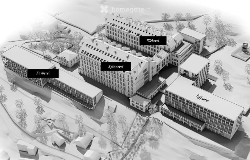 Möbliertes Industrieloft 112m2, 59m2 Terrasse, Mels (12 Mt.) (13)