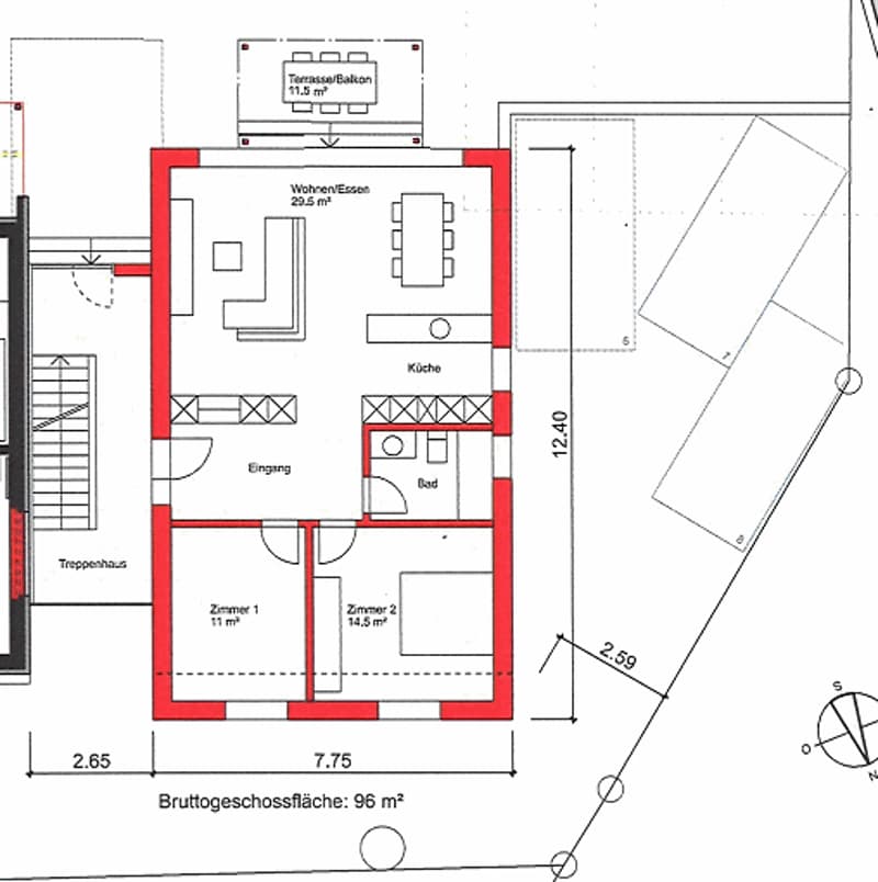 Moderne 3½-Zimmerwohnung in 3-Familienhaus (5)