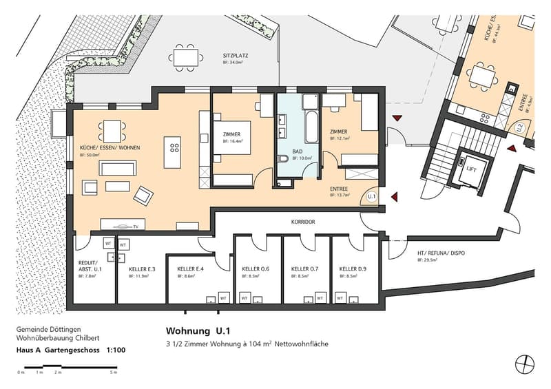 moderne 3½-Zimmer Terrassenwohnung an zentraler Lage (8)