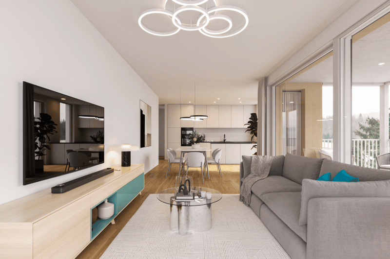 Wohntraum für die Familie – 4½-Zimmerwohnung mit Gartenanteil im energieeffizienten Neubau (2)