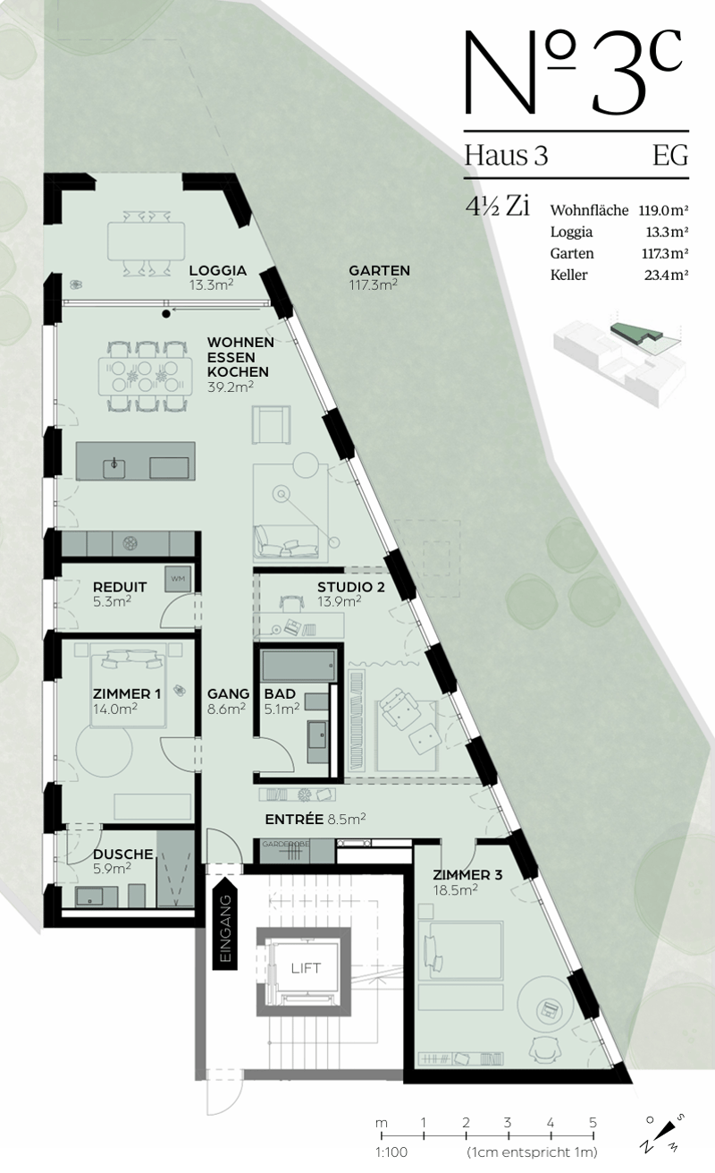 «Erstbezug» Moderne 4.5 Zimmer Gartenwohnung, nur 20 Minuten von Zürich (11)