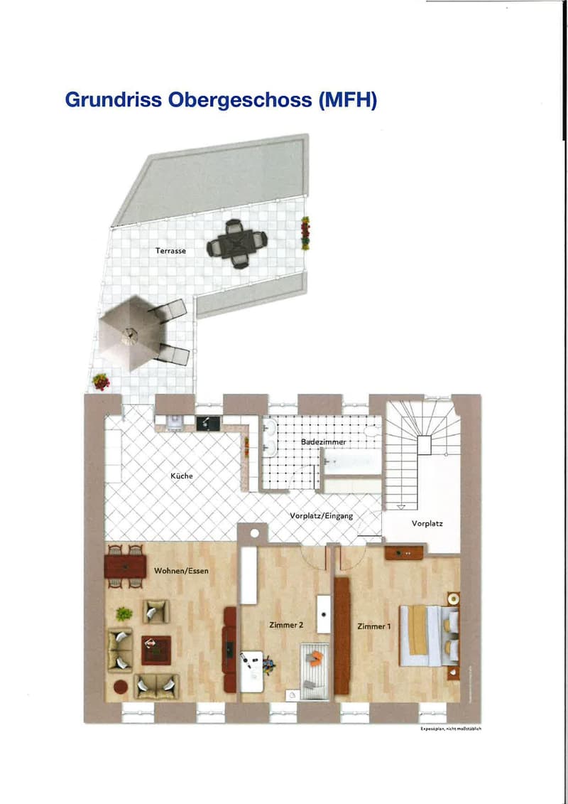 3 1/2-Zimmerwohnung an ruhiger Lage mit sonniger Terrasse (11)
