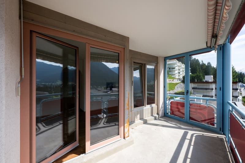 Charmante 2-Zimmer-Wohnung mit Balkon in Davos (15)