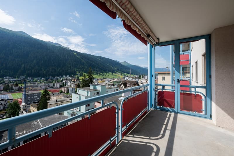 Charmante 2-Zimmer-Wohnung mit Balkon in Davos (18)
