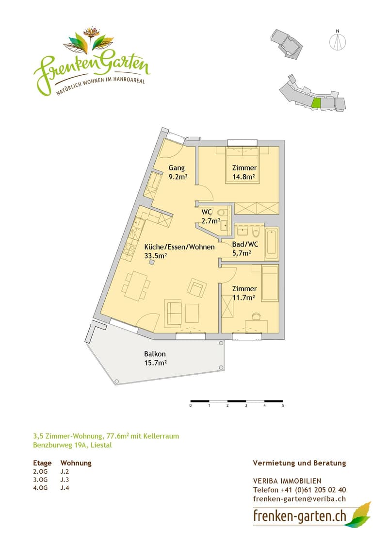 Schöne 3.5-Zimmerwohnung im Grünen (10)