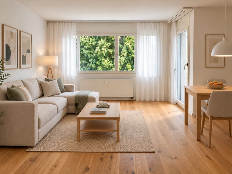 Attraktive, frisch sanierte 4-Zimmerwohnung mit Balkon (1)