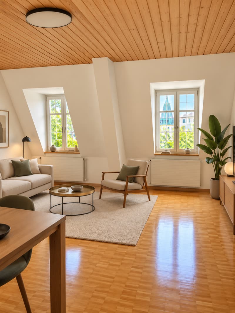Charmante 4-Zimmer-Altbauwohnung in Basel (2)