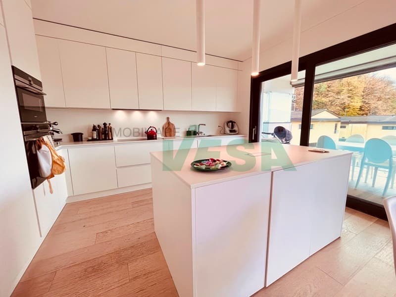 Magnifico attico 4,5 locali con grande terrazza e parziale vista lago (4)