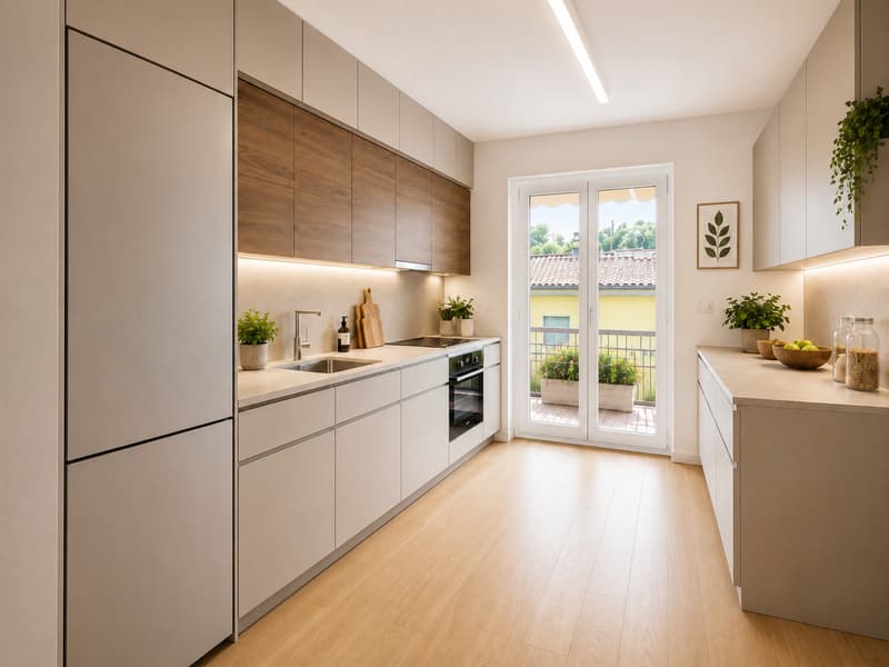 Spazioso e tranquillo appartamento 3,5 locali con giardino privato (12)