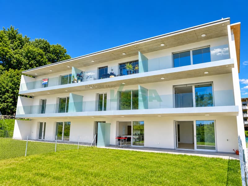 Nuovo e luminoso appartamento di 3,5 locali con grandissimo giardino (1)