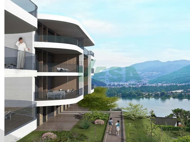 Nuovo lussuoso appartamento 2,5 locali con bella terrazza e giardino (4)