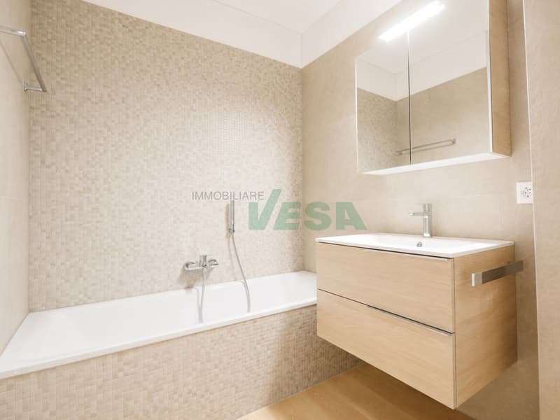 Luminoso appartamento 4,5 locali con terrazza e bel giardino privato (9)