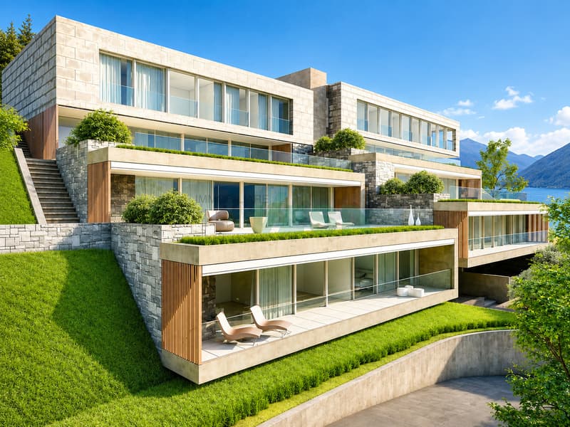 Nuovo e stupendo appartamento con bellissima vista e piscina privata (1)