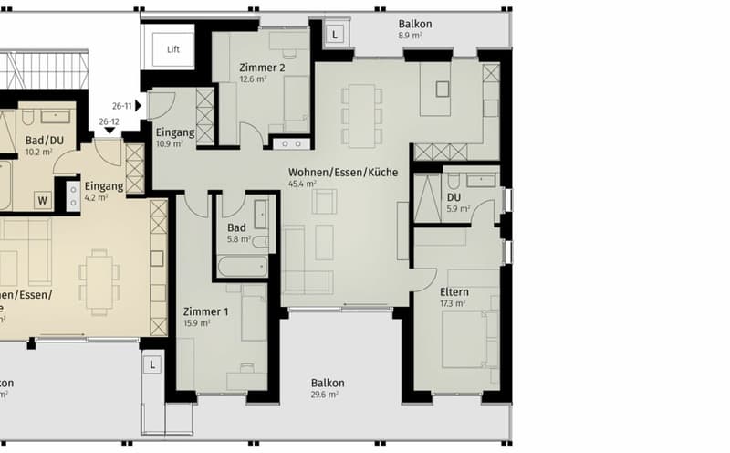 162 m² | 4.5-Zi.-Wohnung im 1. OG | Erstbezug (10)