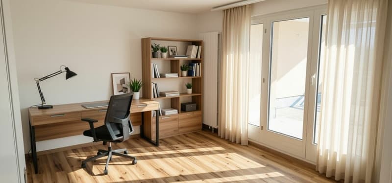 Traumhafte Attika-Wohnung (Maisonette) mit grosser Terrasse+Balkon und Abendsonne (5)