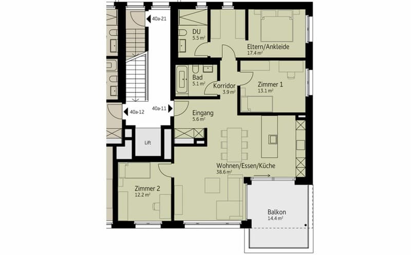144 m² | 4.5-Zi.-Wohnung im OG | Erstbezug (8)