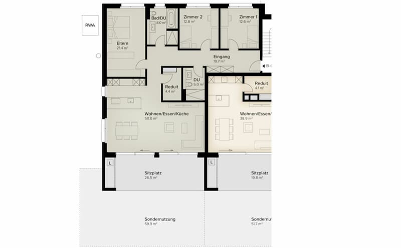 176 m² | 4.5-Zi.-Wohnung im EG | Erstbezug (9)