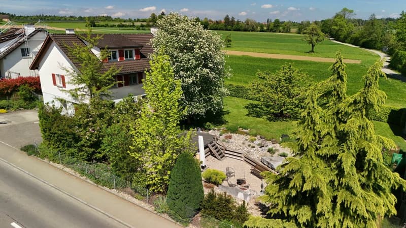 Gartenbereich von oben