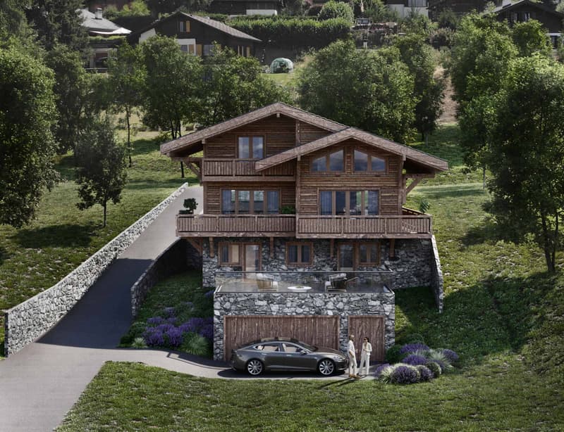Chalet neuf à Vercorin. (2)