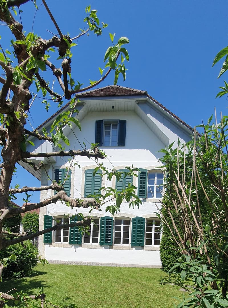 Haus vom Garten her