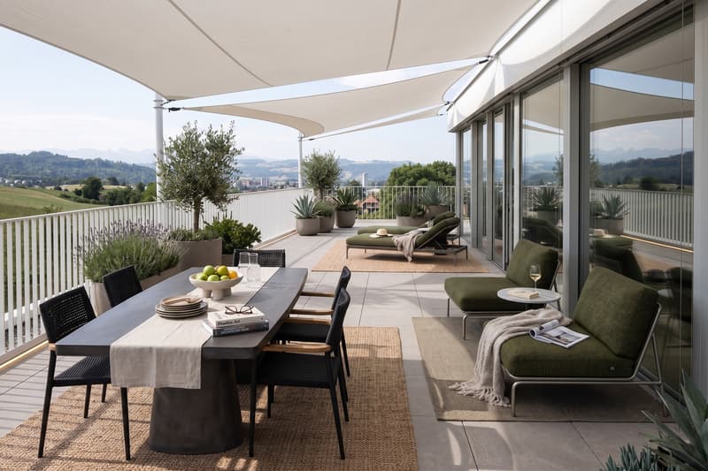 EDLE ATTIKA MIT EINMALIGER AUSSICHT UND DESIGN (5)