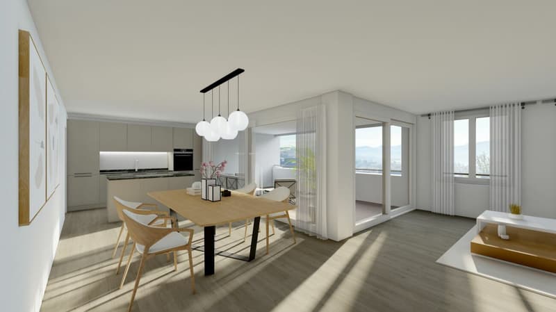 Neubau 4.5 Zimmer-Wohnung im 1. OG mit Tiefgarage (12)