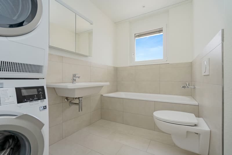Badezimmer mit Badewanne